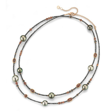         Roségold, Halsschmuck, Gellner Castaway Collier