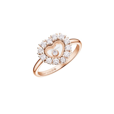         Roségold, Ringe, Chopard Happy Diamonds Icons Joaillerie Ring