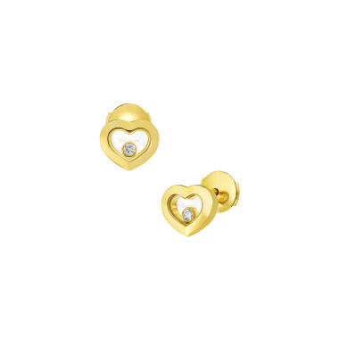         Gelbgold, Ohrringe, Chopard Happy Diamonds Icons Ohrstecker