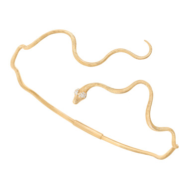         Gelbgold, Halsschmuck, Ole Lynggaard Copenhagen Snakes Halsreif