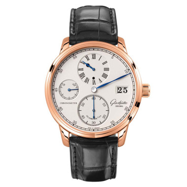         Handaufzug, Glashütte Original Senator Chronometer
Regulator