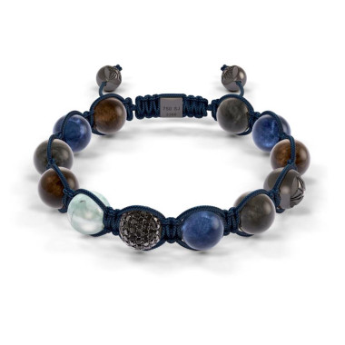         Weißgold, Armschmuck, Shamballa Jewels Braided Armband