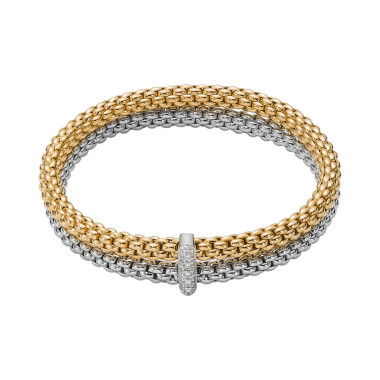         Weißgold, Armschmuck, FOPE Solo Flex'it Armband