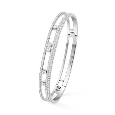         Weißgold, Armschmuck, Messika Move Romane Armreif