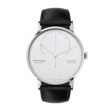         Handaufzug, NOMOS Glashütte Lambda Weissgold