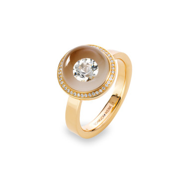         Gelbgold, Ringe, Schmuckwerk Glasklar Ring
