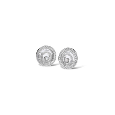         Weißgold, Ohrringe, Chopard Happy Spirit Ohrstecker