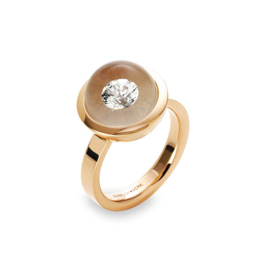         Rotgold, Ringe, Schmuckwerk Glasklar Ring