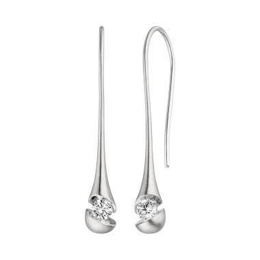         Weißgold, Ohrringe, Schaffrath CALLA Ohrhänger