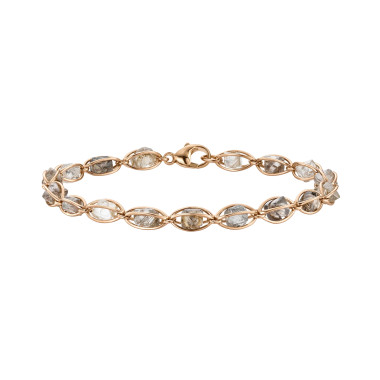         Roségold, Armschmuck, Leo Wittwer Rough Cut® Armband