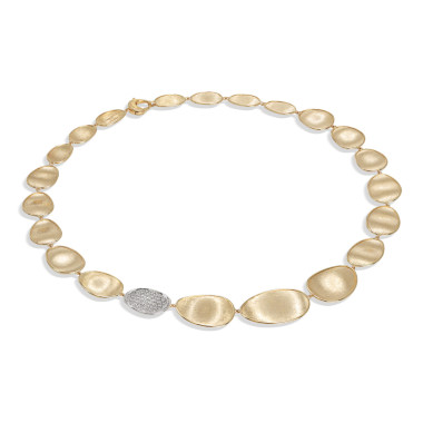         Weißgold, Halsschmuck, Marco Bicego Lunaria Halskette