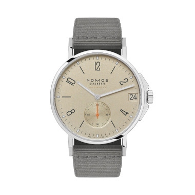         Automatik, NOMOS Glashütte Ahoi neomatik 38 Datum sand