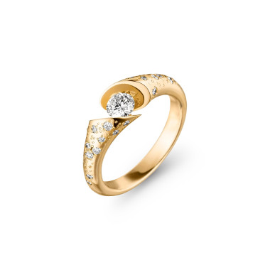         Gelbgold, Ringe, Schaffrath CALLA Diamantring