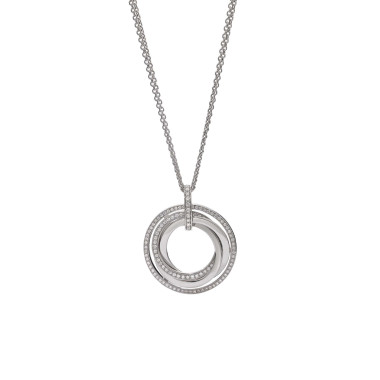         Weißgold, Halsschmuck, H. Krieger Anhänger mit Kette