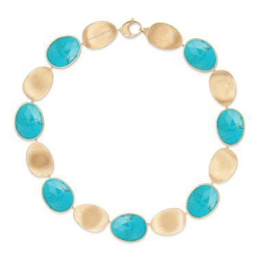         Gelbgold, Halsschmuck, Marco Bicego Lunaria Color Halskette