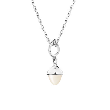         Weißgold, Halsschmuck, Tamara Comolli MIKADO Flamenco Anhänger mit Mondstein