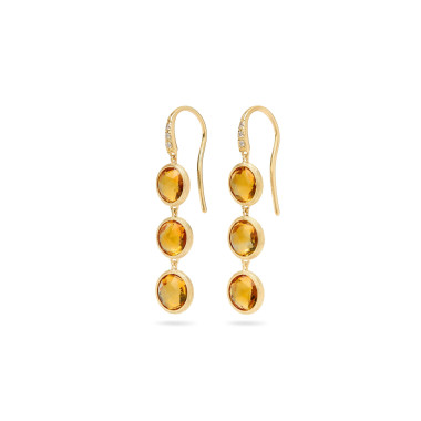         Gelbgold, Ohrringe, Marco Bicego Jaipur Color Ohrhänger