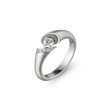         Weißgold, Ringe, Schaffrath CALLA Diamantring