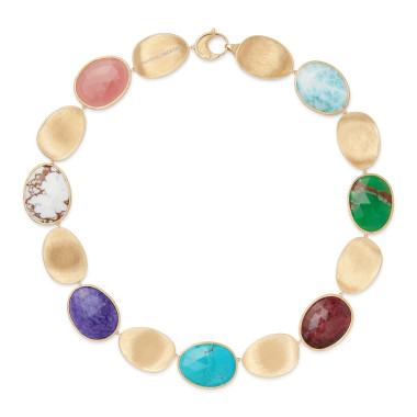         Gelbgold, Halsschmuck, Marco Bicego Lunaria Color Halskette
