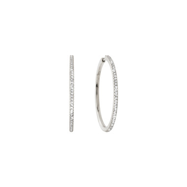         Weißgold, Ohrringe, Ole Lynggaard Copenhagen Love Band Creole groß