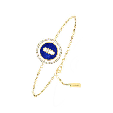         Gelbgold, Armschmuck, Messika Lucky Move Armband KM Lapislazuli