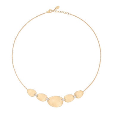         Weißgold, Halsschmuck, Marco Bicego Lunaria Diamonds Halskette