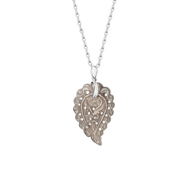         Weißgold, Halsschmuck, Tamara Comolli INDIA  Anhänger mit Chalcedon Small