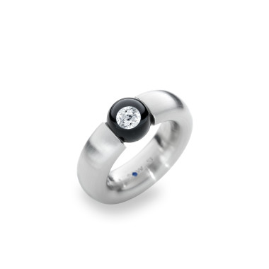         Edelstahl, Ringe, Schmuckwerk Glasklar Ring