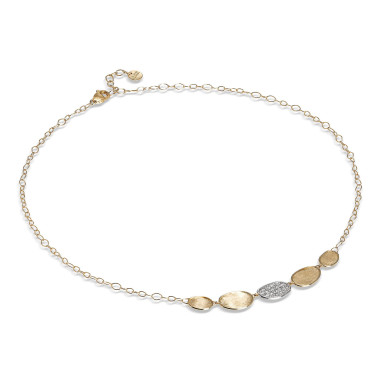         Weißgold, Halsschmuck, Marco Bicego Lunaria Halskette