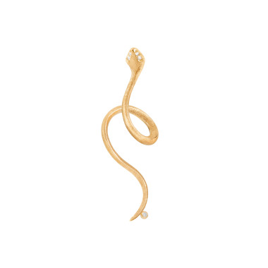        Gelbgold, Ohrringe, Ole Lynggaard Copenhagen Snakes Ohrring 