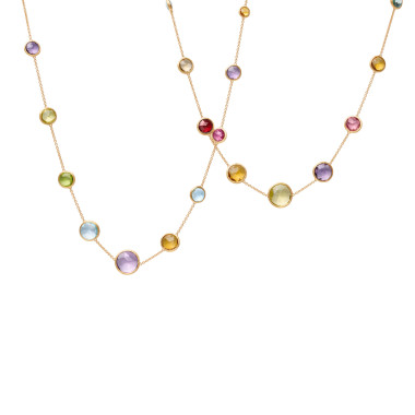         Gelbgold, Halsschmuck, Marco Bicego Jaipur Color Halskette 