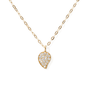         Gelbgold, Halsschmuck, Tamara Comolli SPARKLE Drop Halskette