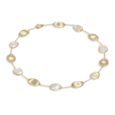         Gelbgold, Halsschmuck, Marco Bicego Lunaria Halskette