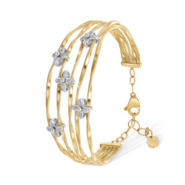         Weißgold, Armschmuck, Marco Bicego Marrakech Onde Armreif