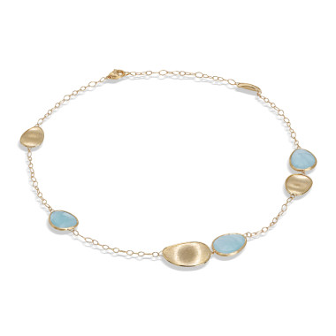         Gelbgold, Halsschmuck, Marco Bicego Lunaria Halskette