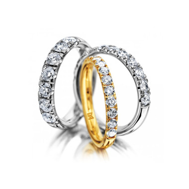         Weißgold, Ringe, Meister Memoireringe