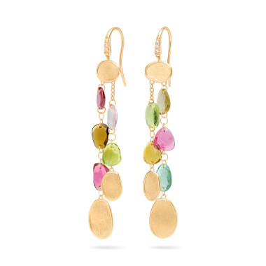         Gelbgold, Ohrringe, Marco Bicego Lunaria Color Ohrhänger