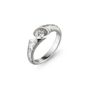         Weißgold, Ringe, Schaffrath CALLA Diamantring