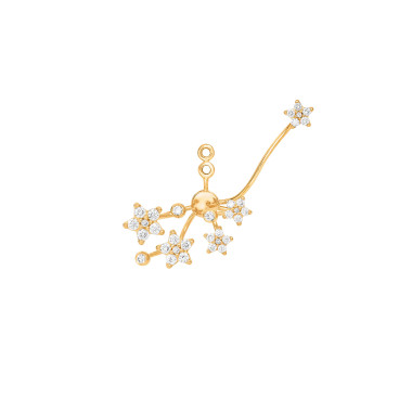         Gelbgold, Ohrringe, Ole Lynggaard Copenhagen Shooting Stars Einhänger