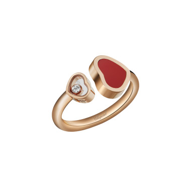         Roségold, Ringe, Chopard Happy Hearts Ring