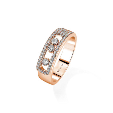         Roségold, Ringe, Messika Move Noa Pavé Ring