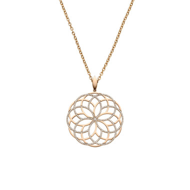         Roségold, Halsschmuck, Leo Wittwer Panta rhei® Anhänger