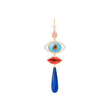         Gelbgold, Ohrringe, Ole Lynggaard Copenhagen Evil Eye Ohrring