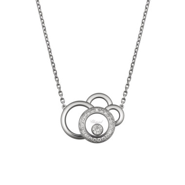         Weißgold, Halsschmuck, Chopard Happy Dreams Collier