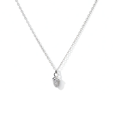         Weißgold, Halsschmuck, Tamara Comolli myMIKADO Halskette mit Diamant-Pavé