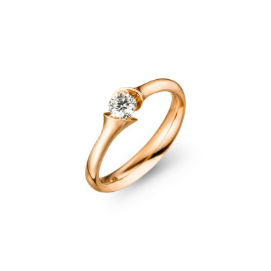         Roségold, Ringe, Schaffrath CALLA Diamantring