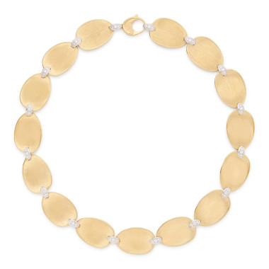         Weißgold, Halsschmuck, Marco Bicego Lunaria Diamonds Halskette