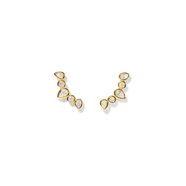         Gelbgold, Ohrringe, Tamara Comolli GYPSY Ohrringe Crawler Classic