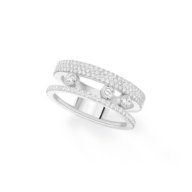         Weißgold, Ringe, Messika Move Romane Pavée Ring