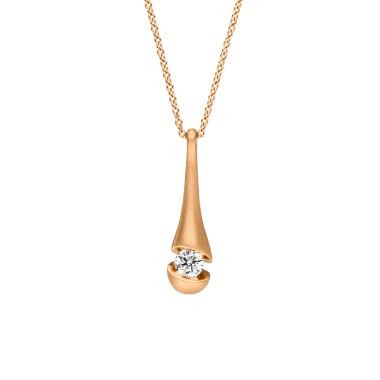         Roségold, Halsschmuck, Schaffrath CALLA Collier